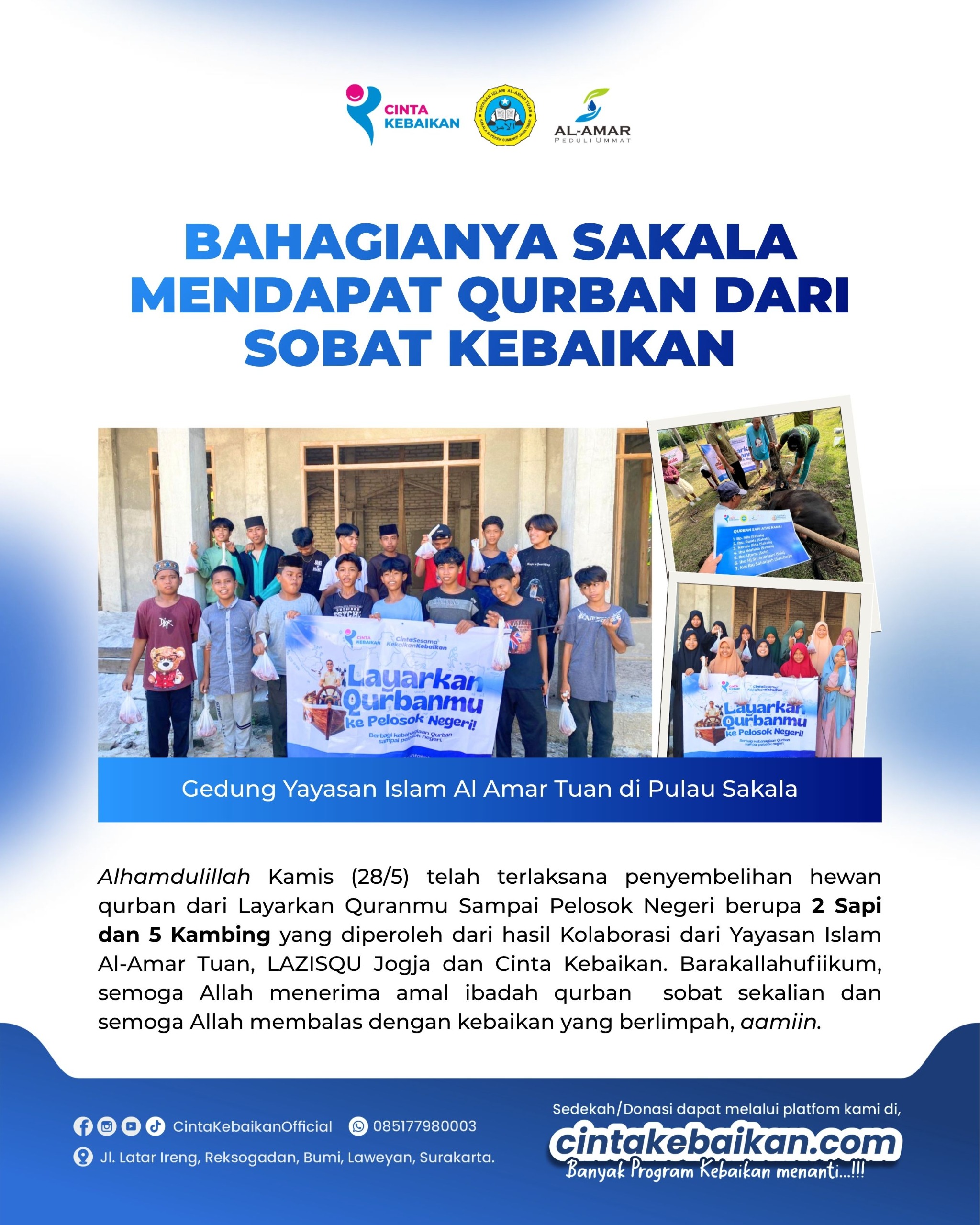 Layarkan Qurbanmu Ke Pelosok Negeri
